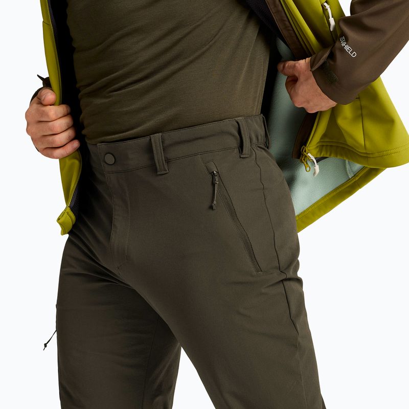 Pantaloni da trekking da uomo Jack Wolfskin Activate Flex obsidian moss 3