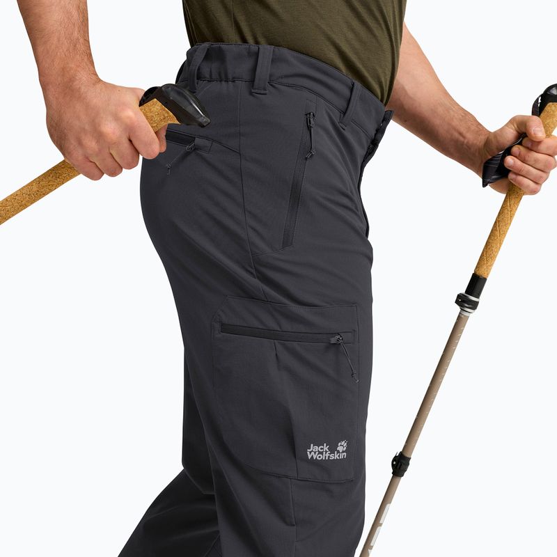 Pantaloni da trekking da uomo Jack Wolfskin Activate Flex phantom 4