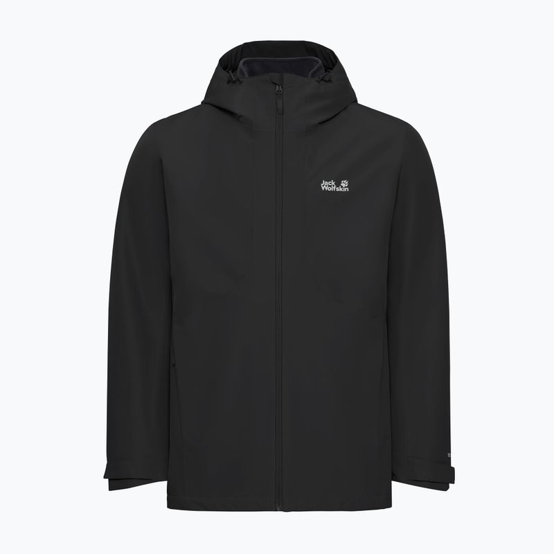 Giacca 3-in-1 da uomo Jack Wolfskin Stonetrail 3In1 black 10