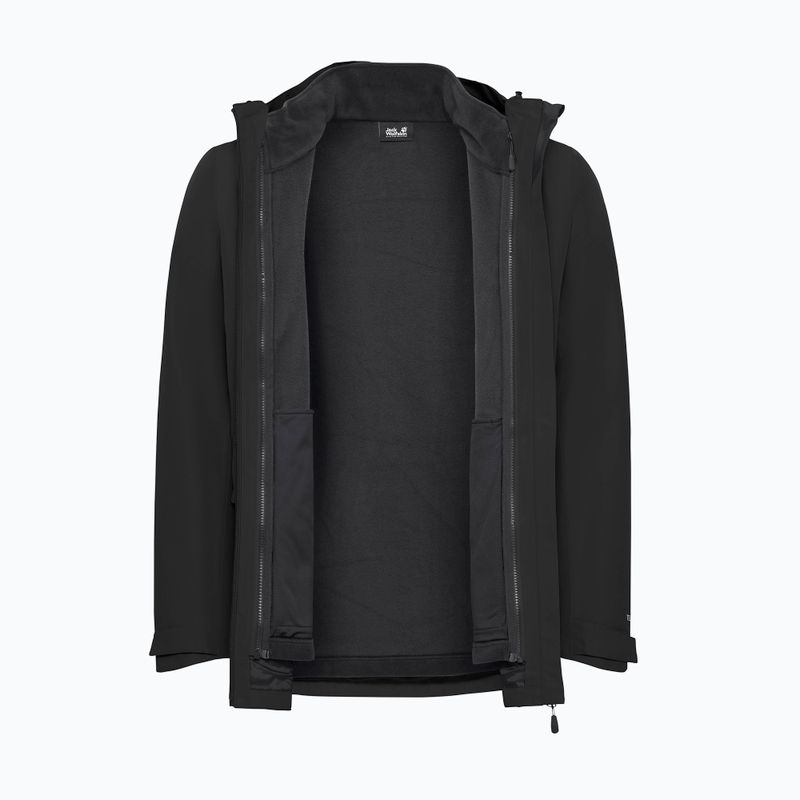 Giacca 3-in-1 da uomo Jack Wolfskin Stonetrail 3In1 black 12