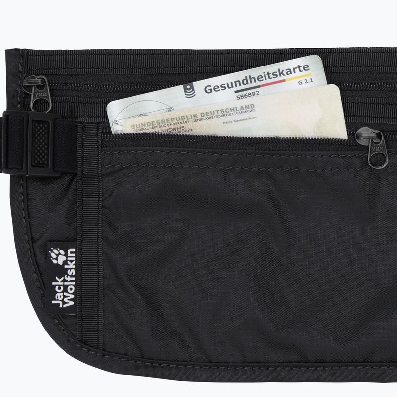 Marsupio cintura Jack Wolfskin Document Belt De Luxe phantom 6