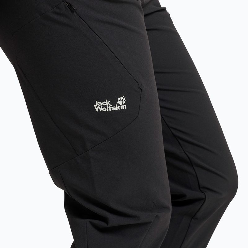Pantaloni da trekking da donna Jack Wolfskin Activate Flex black 5