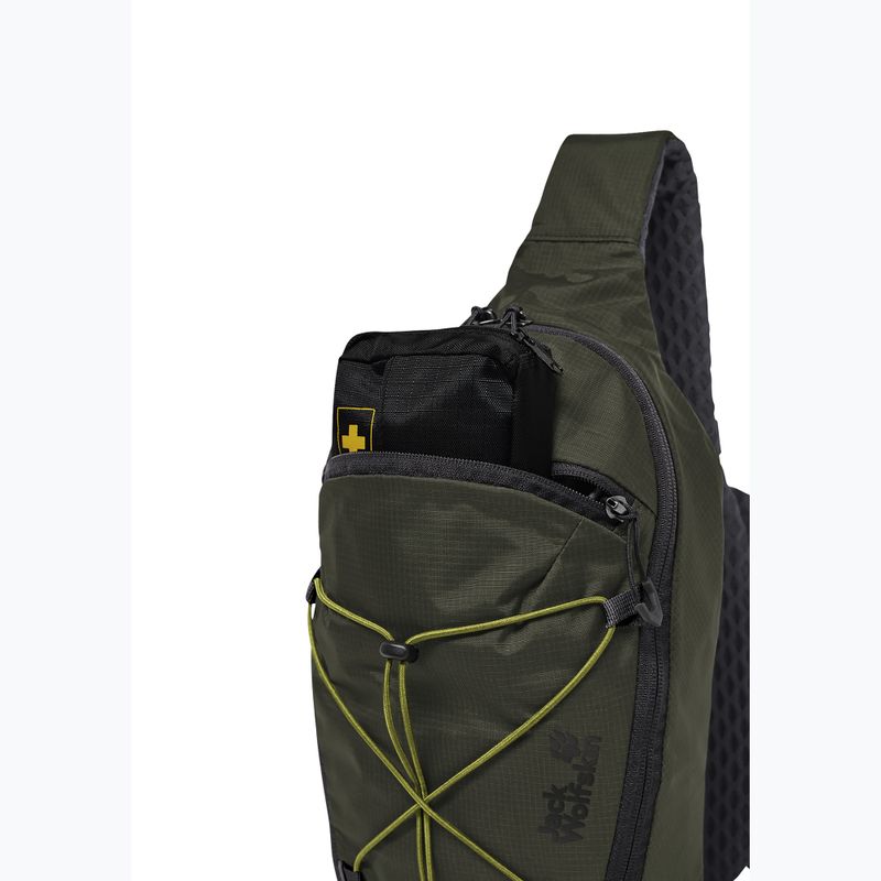 Zaino a tracolla Jack Wolfskin Little Scout 10 rich olive 5