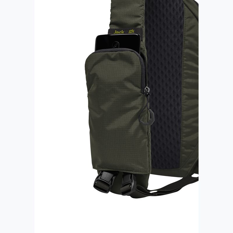 Zaino a tracolla Jack Wolfskin Little Scout 10 rich olive 6