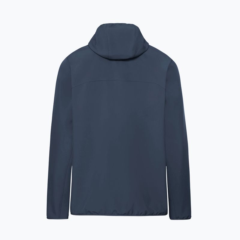 Giacca antivento da uomo Jack Wolfskin Wild Winds Hooded midnight sky 10