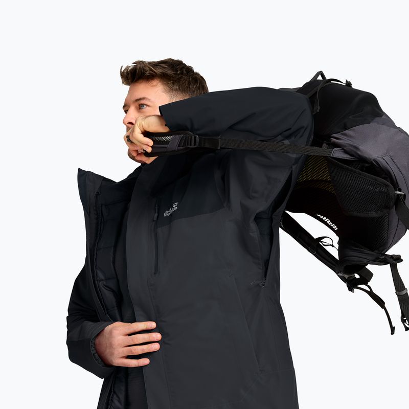 Giacca 3-in-1 da uomo Jack Wolfskin Jasper Pro 3IN1 phantom 9