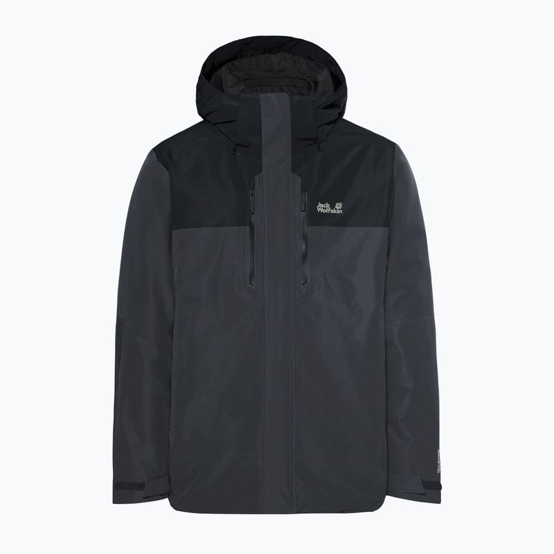 Giacca 3-in-1 da uomo Jack Wolfskin Jasper Pro 3IN1 phantom 10