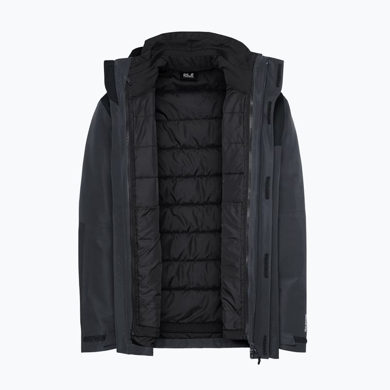 Giacca 3-in-1 da uomo Jack Wolfskin Jasper Pro 3IN1 phantom 14