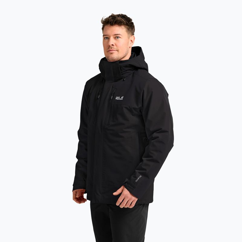 Giacca 3-in-1 da uomo Jack Wolfskin Jasper Pro 3IN1 black 4