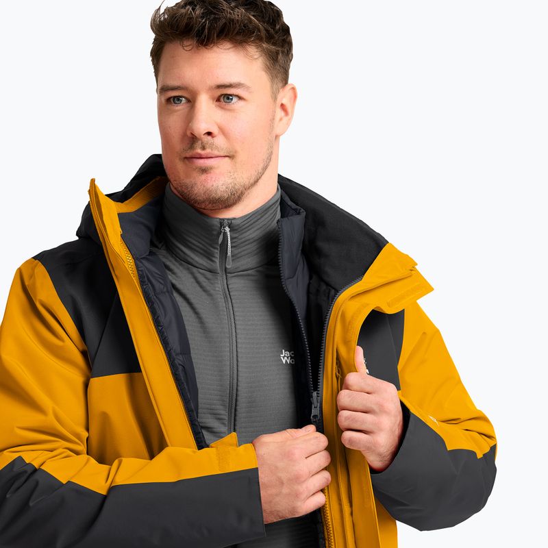 Giacca 3-in-1 da uomo Jack Wolfskin Jasper Pro 3IN1 burly yellow jw 7