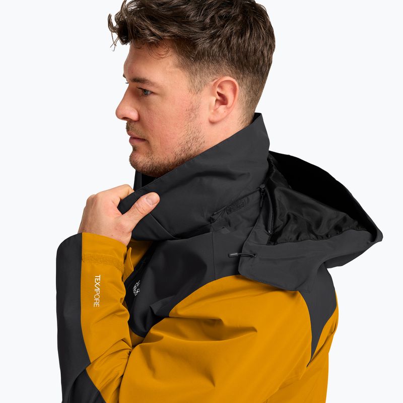 Giacca 3-in-1 da uomo Jack Wolfskin Jasper Pro 3IN1 burly yellow jw 8