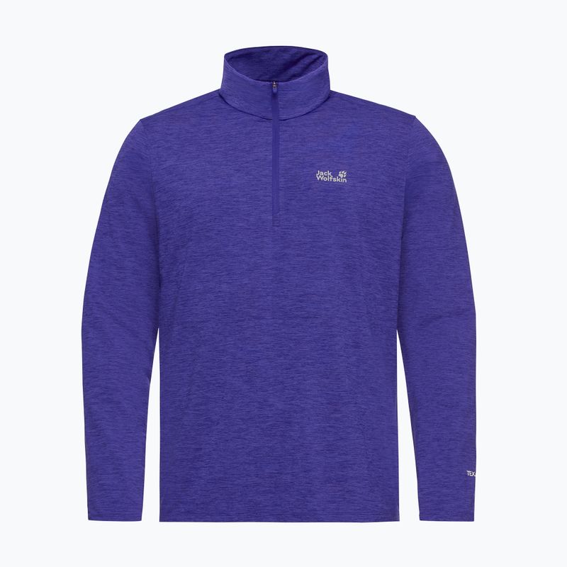 Pile uomo Jack Wolfskin Trail Half Zip glow ink 4
