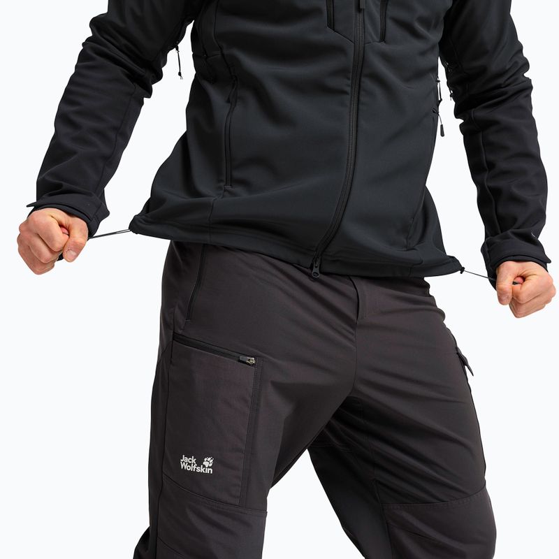 Giacca antivento da uomo Jack Wolfskin Jasper phantom 7