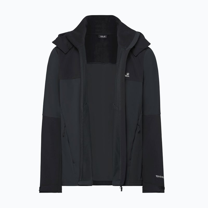 Giacca antivento da uomo Jack Wolfskin Jasper phantom 11