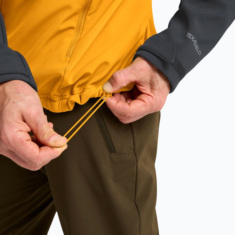 Giacca antivento da uomo Jack Wolfskin Jasper burly yellow jw 8