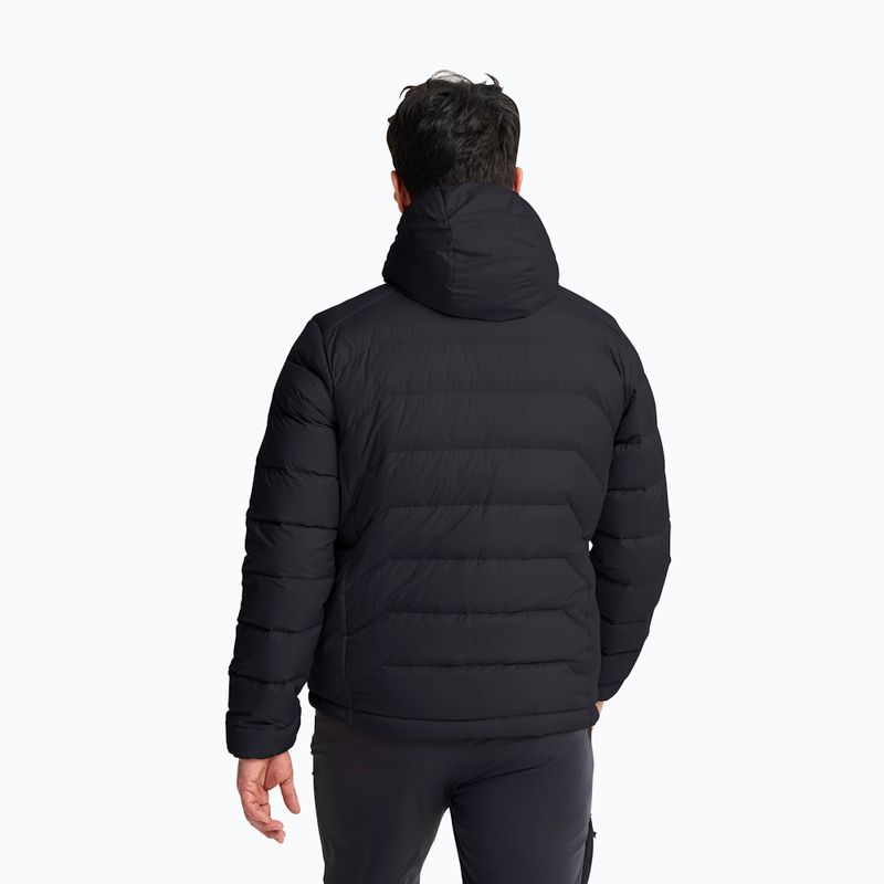 Piumino uomo Jack Wolfskin Wild Pass Down Hoody black 3