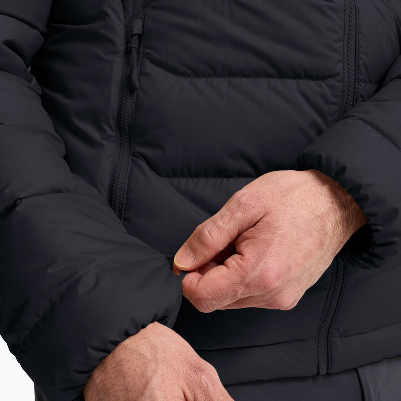 Piumino uomo Jack Wolfskin Wild Pass Down Hoody black 5