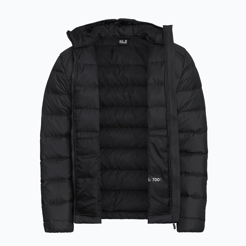Piumino uomo Jack Wolfskin Wild Pass Down Hoody black 9