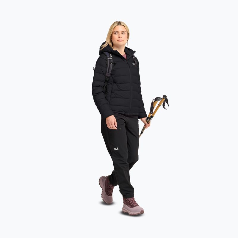 Piumino donna Jack Wolfskin Wild Pass Down Hoody Rds black 2