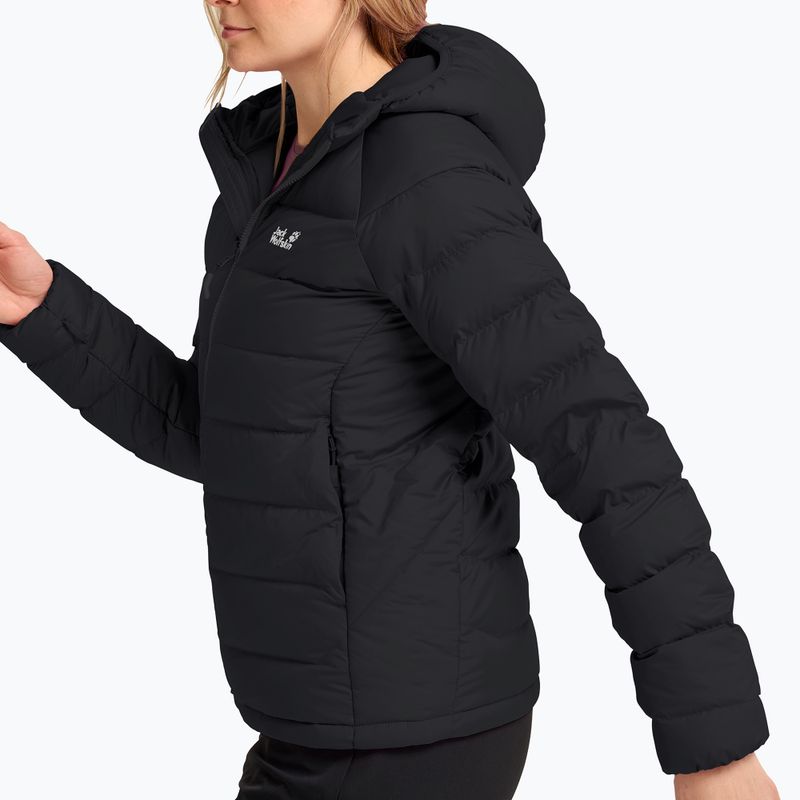Piumino donna Jack Wolfskin Wild Pass Down Hoody Rds black 4