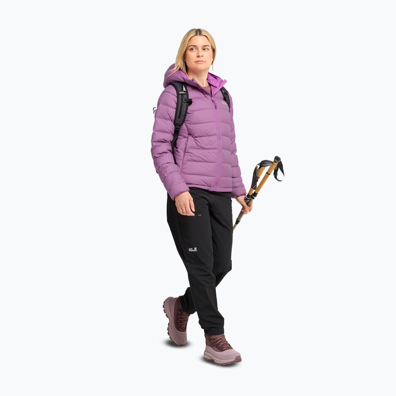 Piumino donna Jack Wolfskin Wild Pass Down Hoody Rds vivid orchid 2