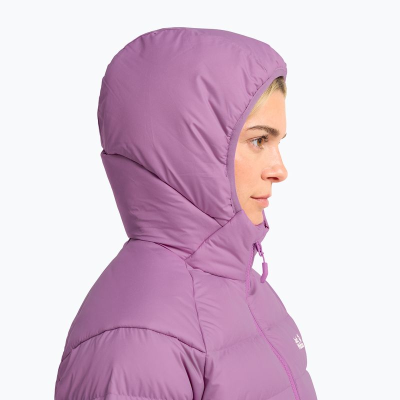 Piumino donna Jack Wolfskin Wild Pass Down Hoody Rds vivid orchid 5