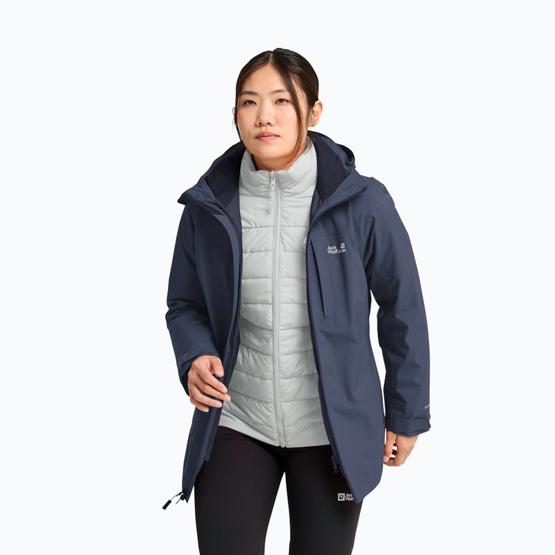 Giacca 3-in-1 da donna Jack Wolfskin Hunberg 2 3IN1 midnight sky 4