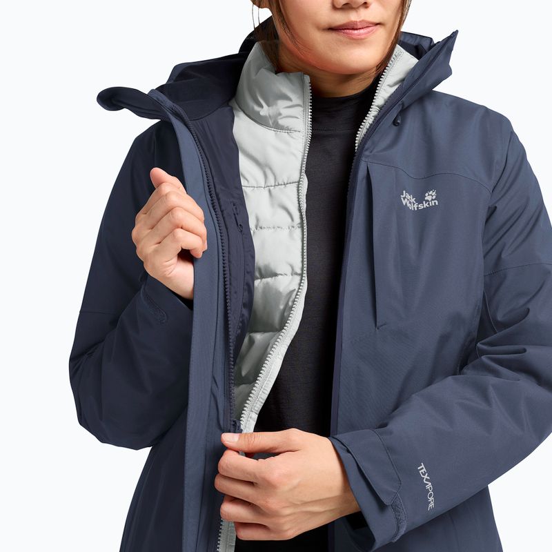 Giacca 3-in-1 da donna Jack Wolfskin Hunberg 2 3IN1 midnight sky 7