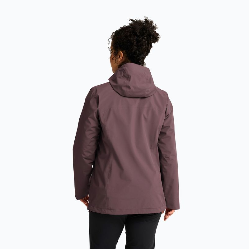 Giacca 3-in-1 da donna Jack Wolfskin Moonrise 2 3IN1 sheer plum 3