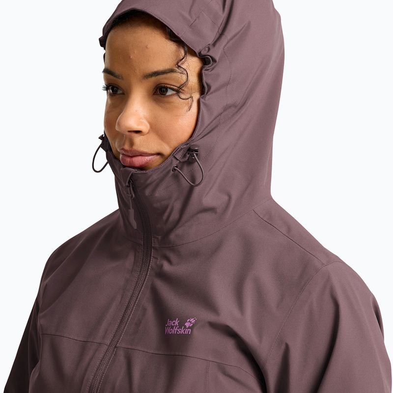 Giacca 3-in-1 da donna Jack Wolfskin Moonrise 2 3IN1 sheer plum 7