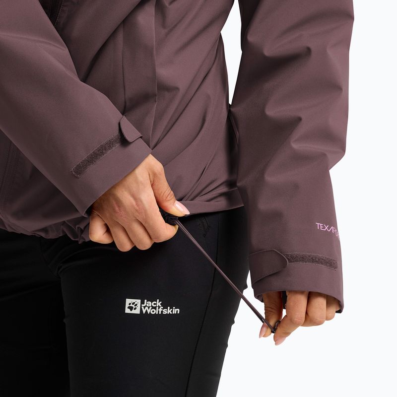 Giacca 3-in-1 da donna Jack Wolfskin Moonrise 2 3IN1 sheer plum 9