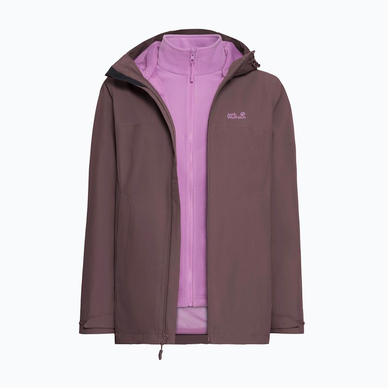 Giacca 3-in-1 da donna Jack Wolfskin Moonrise 2 3IN1 sheer plum 12