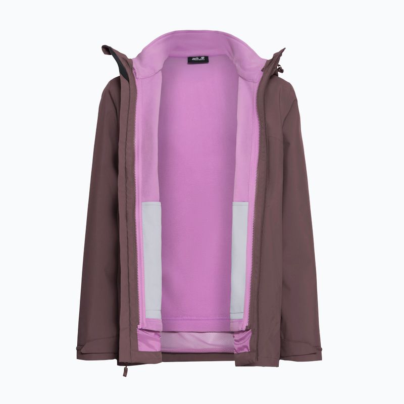 Giacca 3-in-1 da donna Jack Wolfskin Moonrise 2 3IN1 sheer plum 13