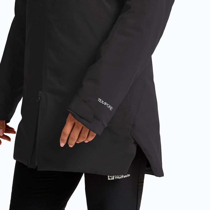 Giacca impermeabile da donna Jack Wolfskin Heidelstein 2 Ins black 5