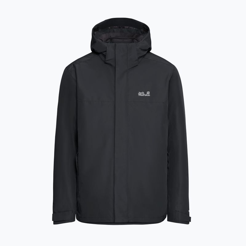 Giacca 3-in-1 da uomo Jack Wolfskin Stonelite 3In1 phantom 10