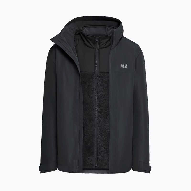 Giacca 3-in-1 da uomo Jack Wolfskin Stonelite 3In1 phantom 12