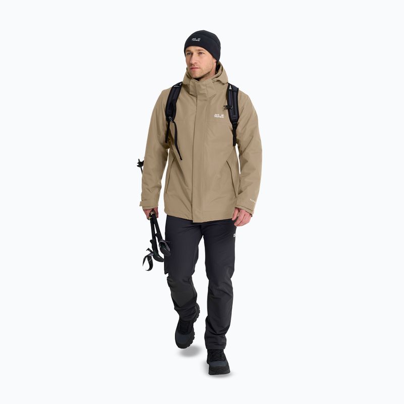 Giacca 3-in-1 da uomo Jack Wolfskin Stonelite 3In1 hazel wood 2
