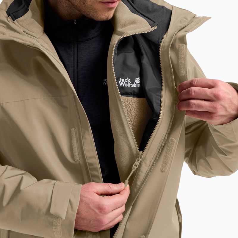Giacca 3-in-1 da uomo Jack Wolfskin Stonelite 3In1 hazel wood 7