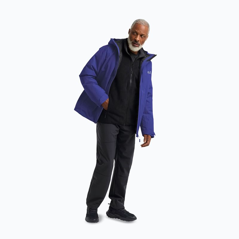 Piumino uomo Jack Wolfskin Icecape 2 l Down Ins Rds glow ink 2