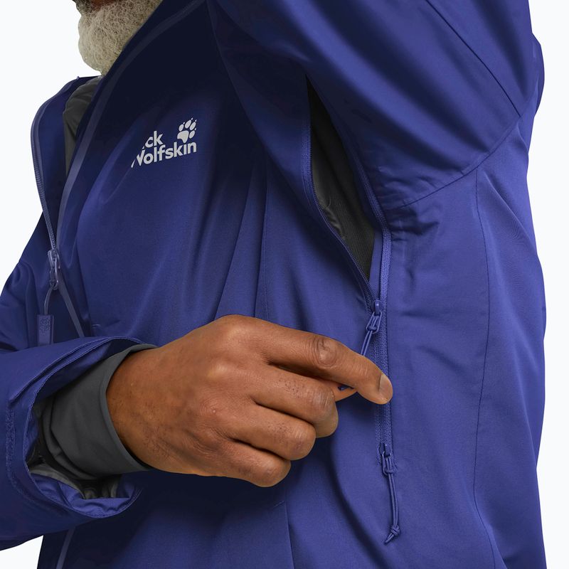 Piumino uomo Jack Wolfskin Icecape 2 l Down Ins Rds glow ink 4