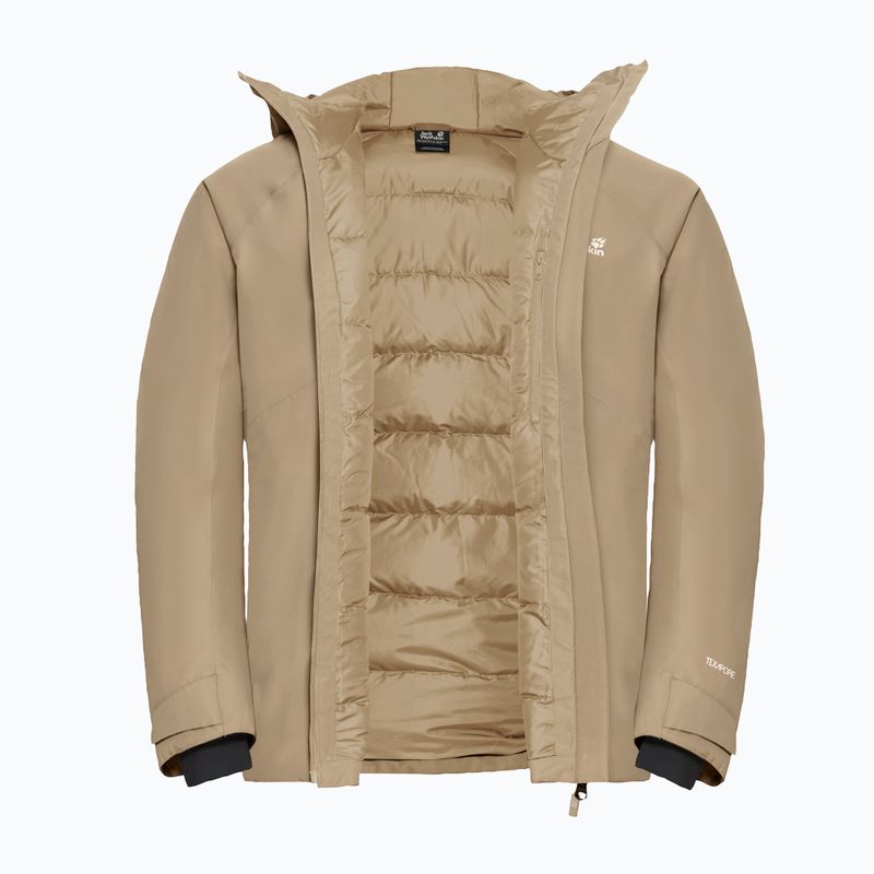 Piumino uomo Jack Wolfskin Icecape 2 l Down Ins Rds hazel wood 9