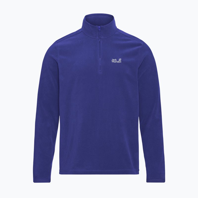 Pile uomo Jack Wolfskin Taunus 100 Full Zip glow ink 5