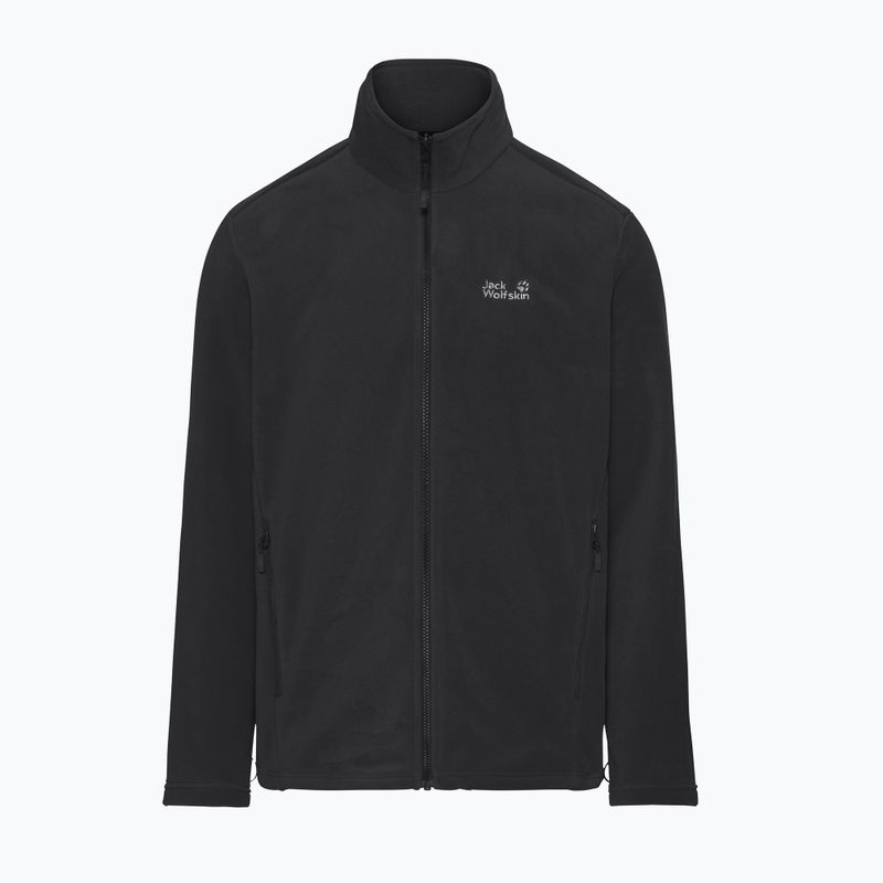 Pile uomo Jack Wolfskin Wild Rebel 200 Full Zip paw black 7
