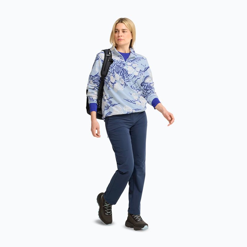 Pile donna Jack Wolfskin Paw Era 100 Orint Half Zip paw crystal blue 2