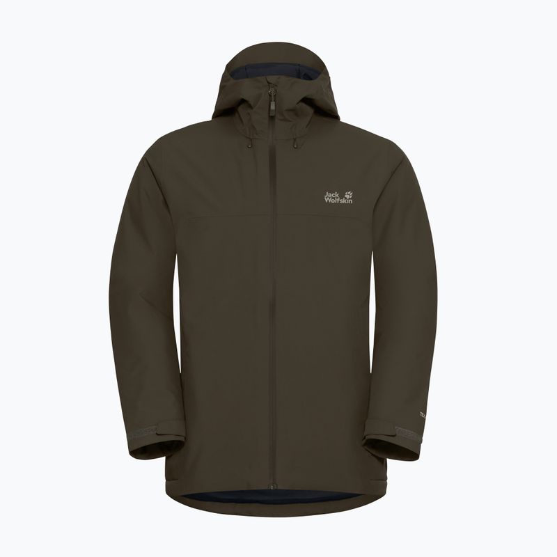 Giacca imbottita da uomo Jack Wolfskin Wisper Ins obsidian moss 7