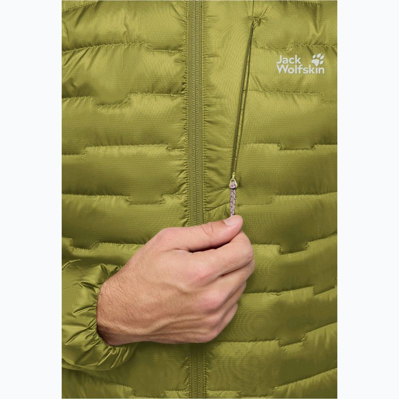 Piumino uomo Jack Wolfskin Passamani Down Hoody khaki green 3