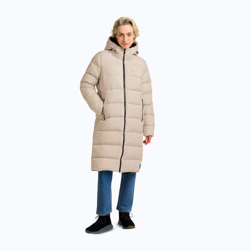 Piumino da donna Jack Wolfskin Frozen Palace Coat oyster