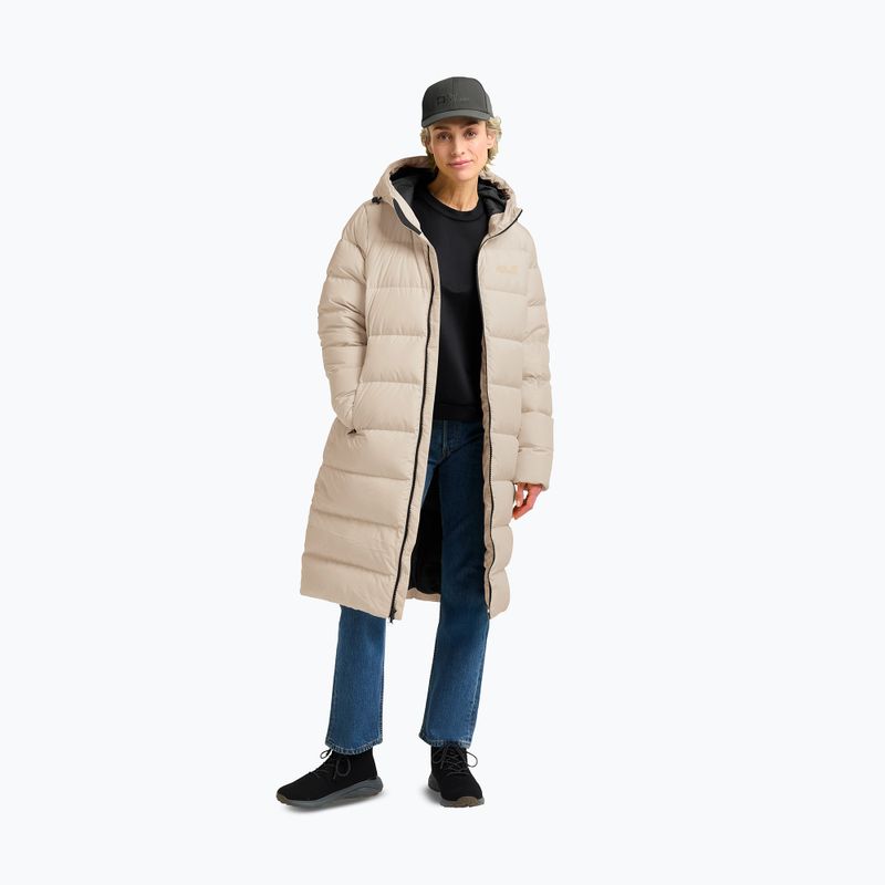 Piumino da donna Jack Wolfskin Frozen Palace Coat oyster 3