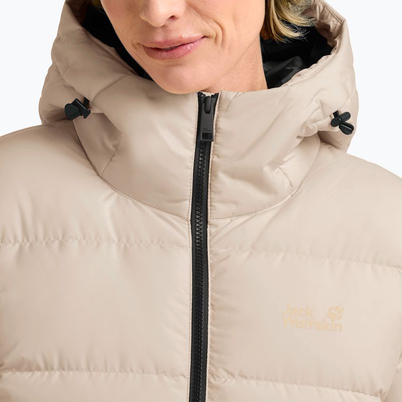 Piumino da donna Jack Wolfskin Frozen Palace Coat oyster 4