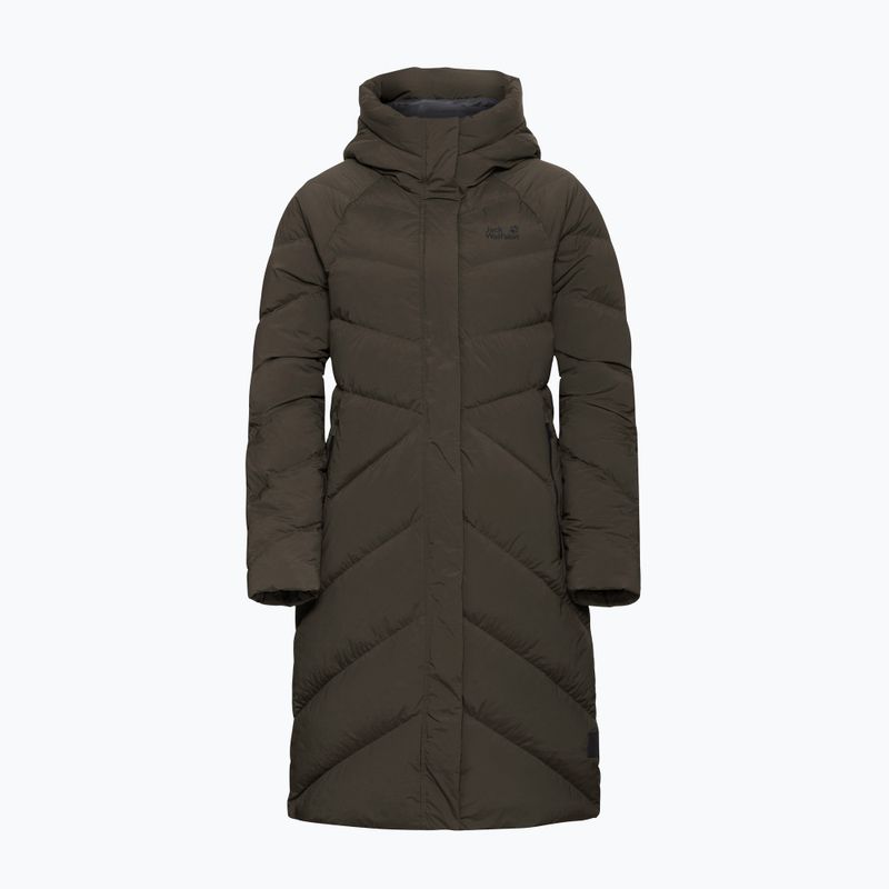 Piumino da donna Jack Wolfskin Marienplatz Coat obsidian moss 6